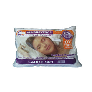 ALMOHADA LARGE SIZE PLUMA SINTETICA 50 X 70 CM 00AAL