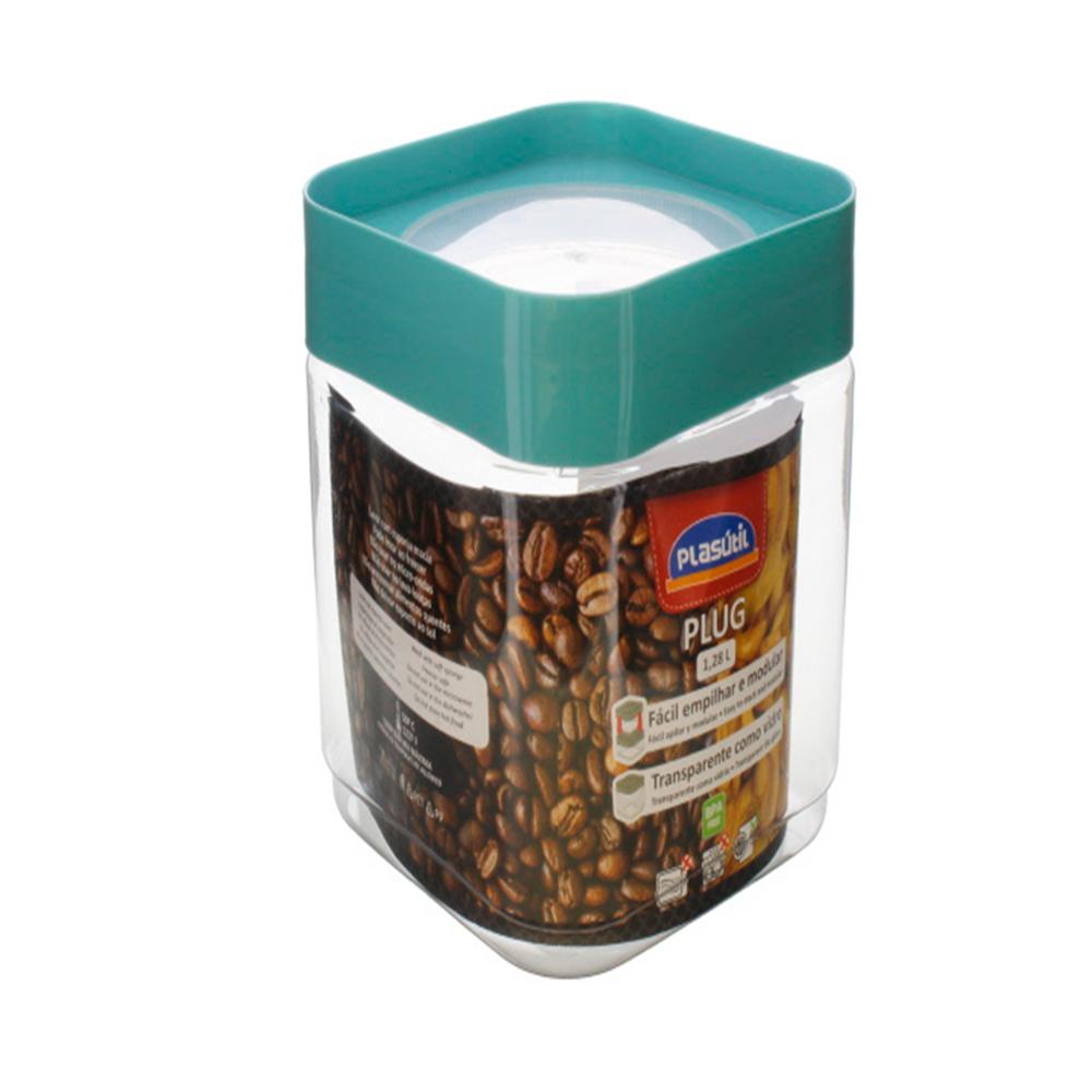 FRASCO P/ALIMENTO 1.28L (12936) VERDE/TRANSPARENTE