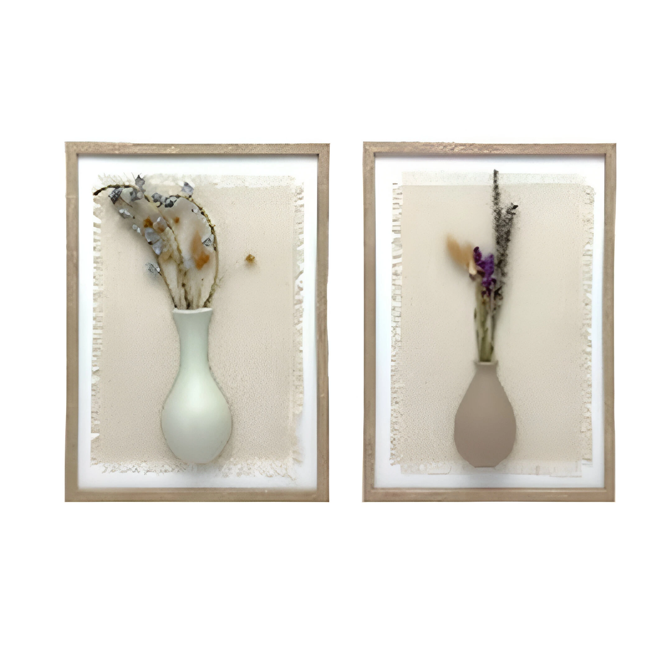 CUADRO 3D 30X40X4CM 754-05817 CREMA/GRIS/CHOCOLATE