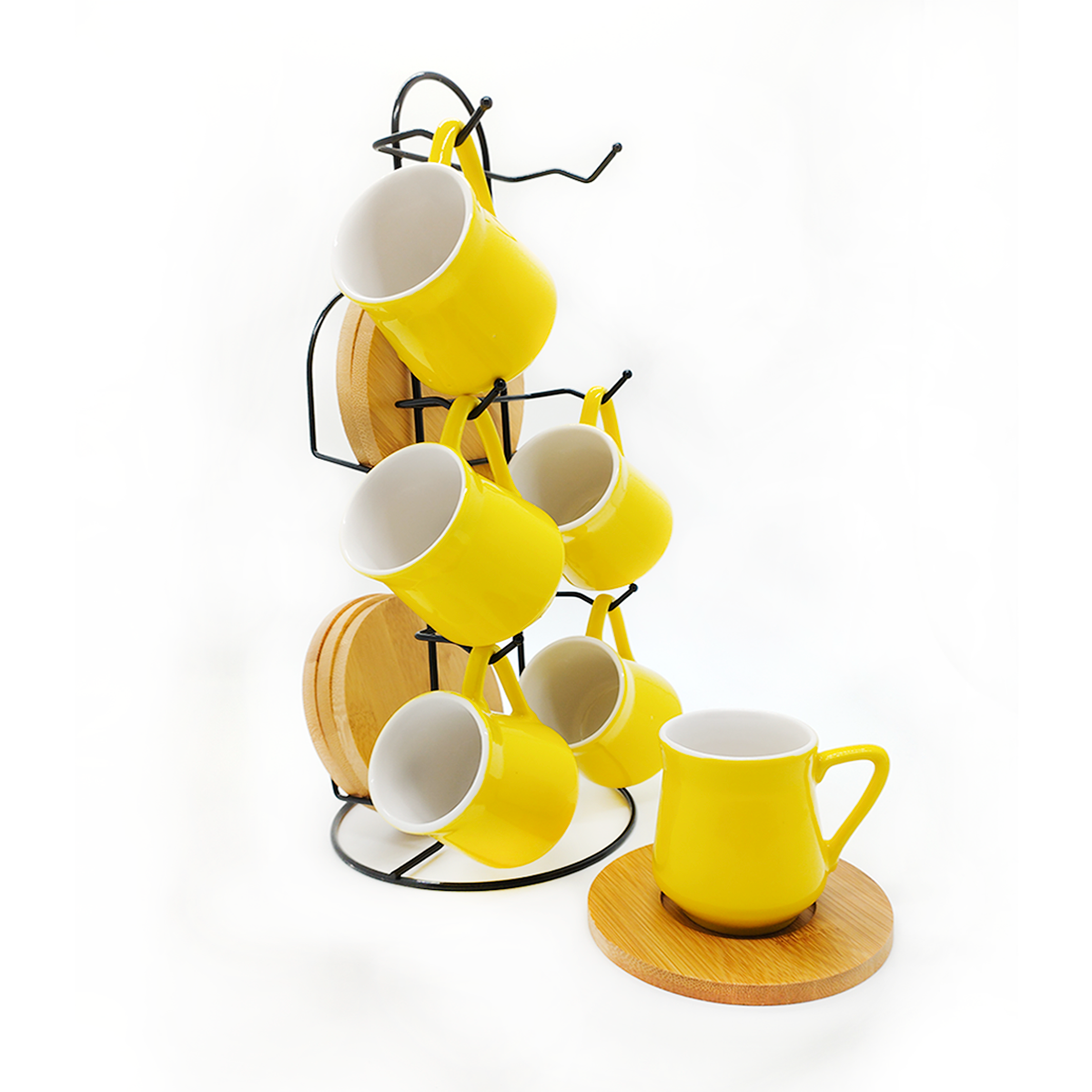 JUEGO DE 6 TAZA DE CAFE 6 PLATOS 34214-2 12 PCS