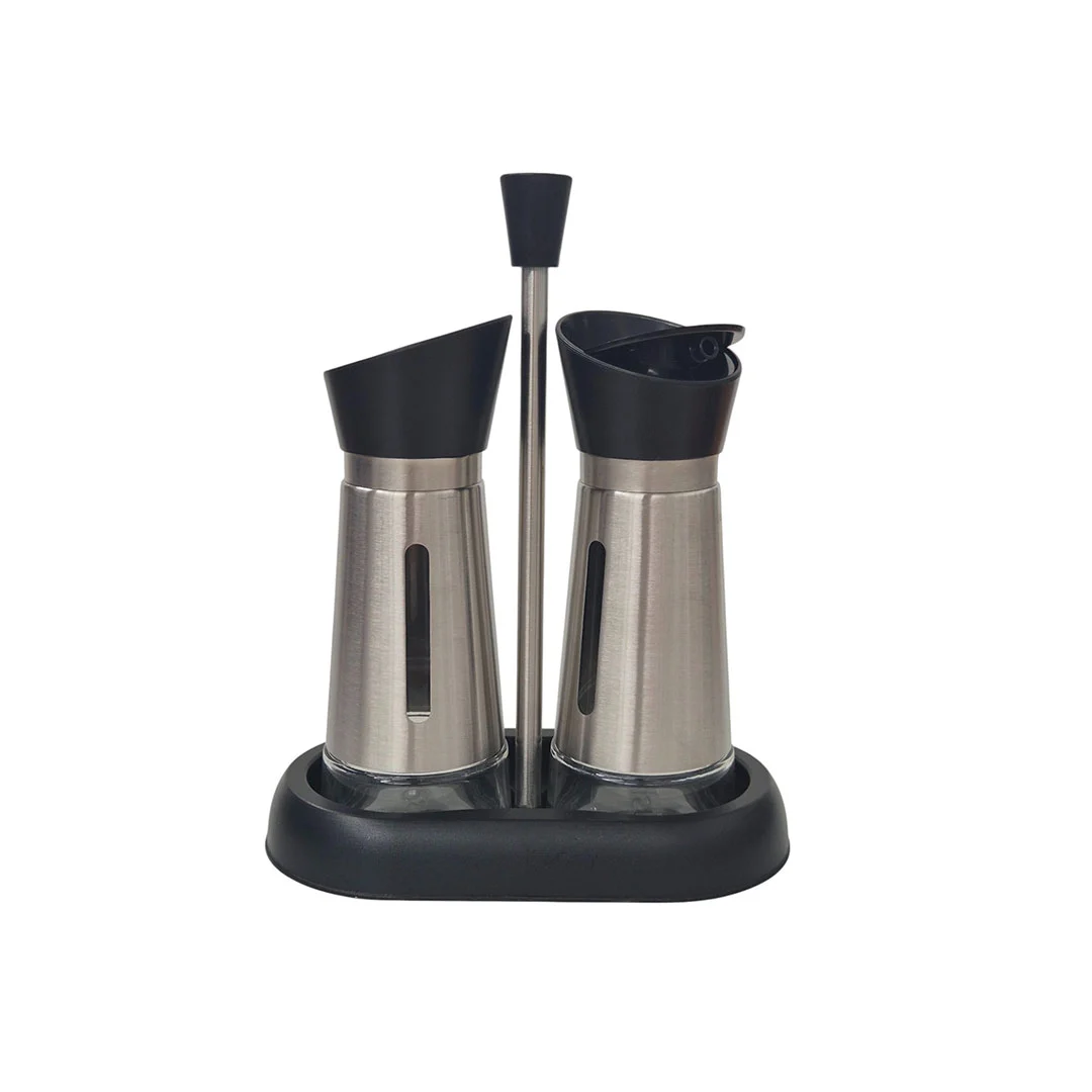 VINAGRERA 2 PCS 739-40144 PLATEADO/NEGRO