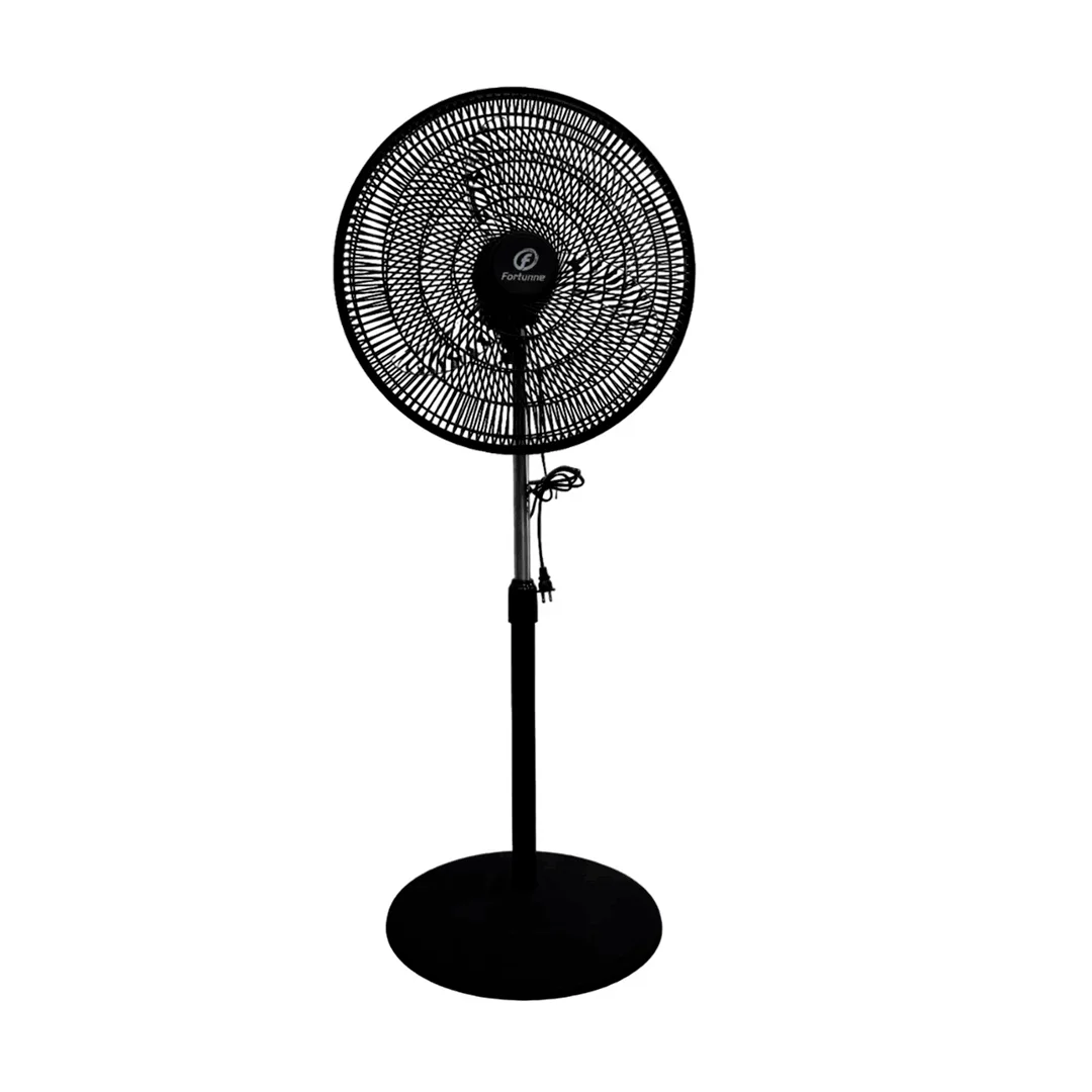 VENTILADOR 18" FORTUNNE SENCILLO C/3 ASPA  NEGRA N37